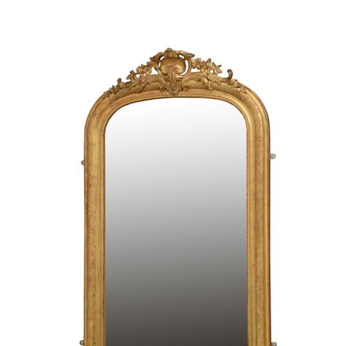 French 19Th Century French Wall Mirror H166cm