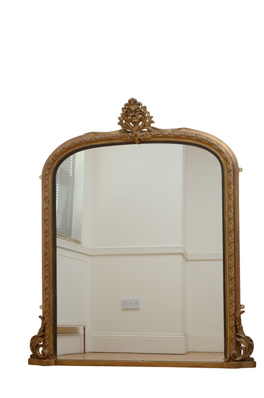 A Large 19Th Century Gilded Wall Mirror H155cm-spinka-co-1-main-638186325252266623.jpg