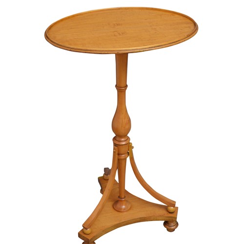 Late Victorian Satinwood Occasional Table 