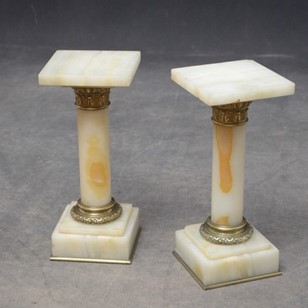 Victorian Marble Pedestals Marble C...