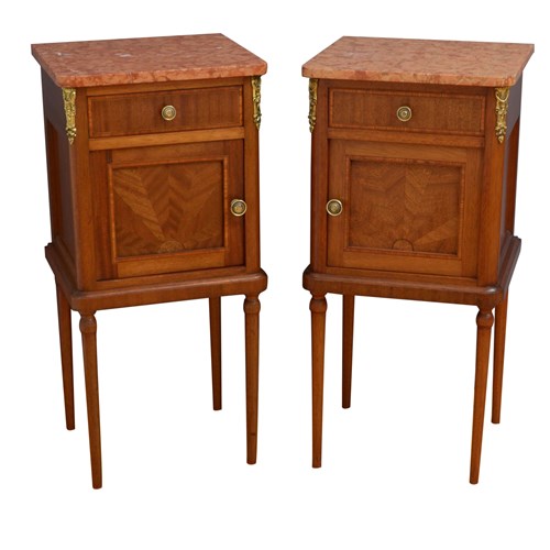 Pair Of Mahogany Bedside Cabinets