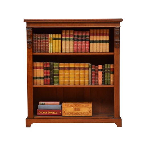 A Victorian Mahogany Open Bookcase