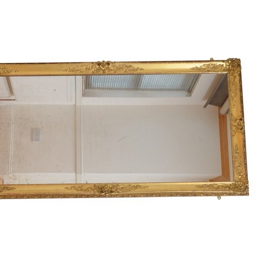 Large Antique Leaner Mirror Floor Standing Mirror Pier Mirror H207cm