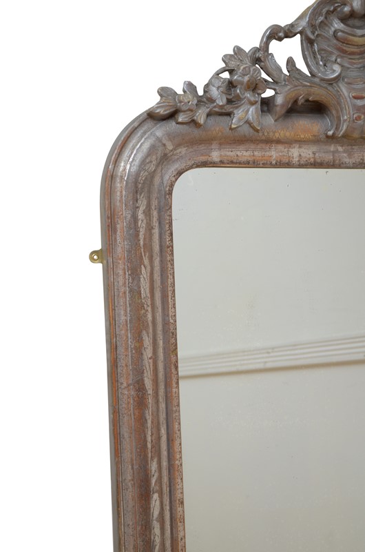 19th Century Silver Leaf Wall Mirror H139cm-spinka-co-4-main-637921864411949368.JPG
