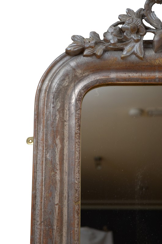 19th Century Silver Leaf Wall Mirror H139cm-spinka-co-5-main-637921864432574073.JPG