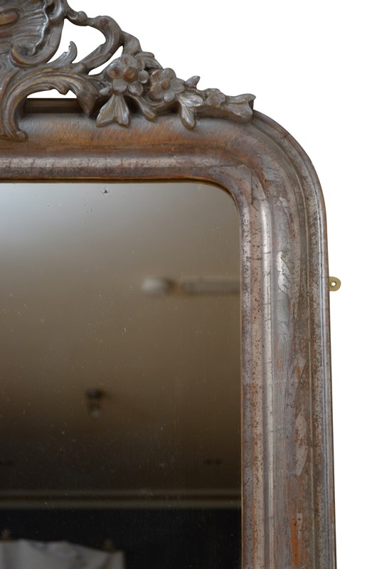 19th Century Silver Leaf Wall Mirror H139cm-spinka-co-9-main-637921864498980044.JPG