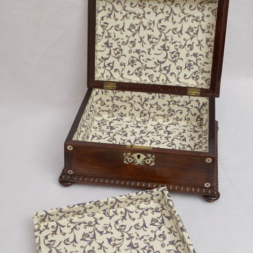 Sarcophagus Antique Jewellery Box With A Tray