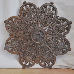 Antique Victorian Cast Iron Ceiling...