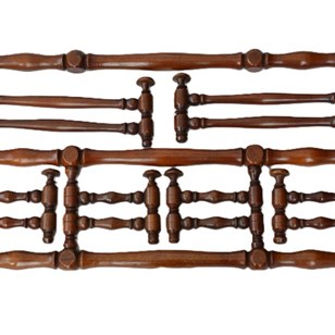 Antique Wall Mounted Coat Rack Hat ...