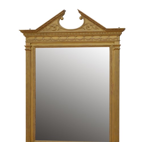 Victorian Gilded Wall Mirror H136cm
