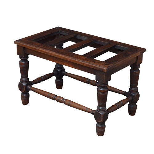 James Shoolbred Luggage Rack Hall Bench