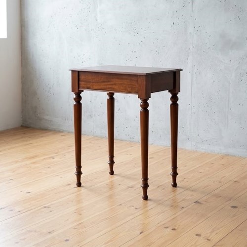Fine Figured Mahogany Console Table Of Narrow Proportions Druce And Co