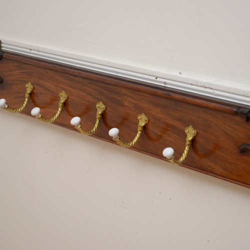 English Antique Coat Hooks Coat Rack 