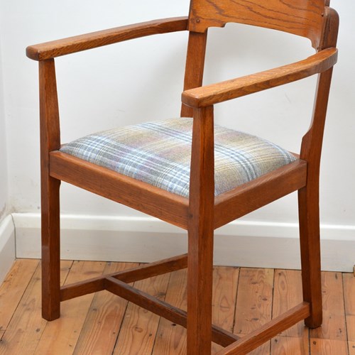 Arts And Crafts Desk Chair Restored Office Chair In Oak