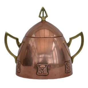 WMF Art Nouveau Sugar Bowl Copper P...
