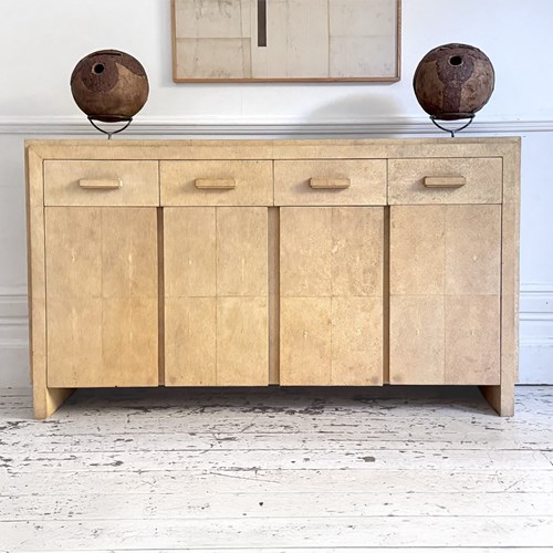 A 1970'S Italian Shagreen Sideboard