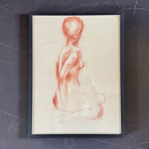 A Vintage French Sanguine Life Study II