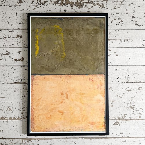 A Large Abstract Diptych Artwork By Angel Darisio I