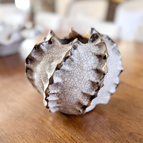 'Twist' Ceramic Vase By Anna Scholz