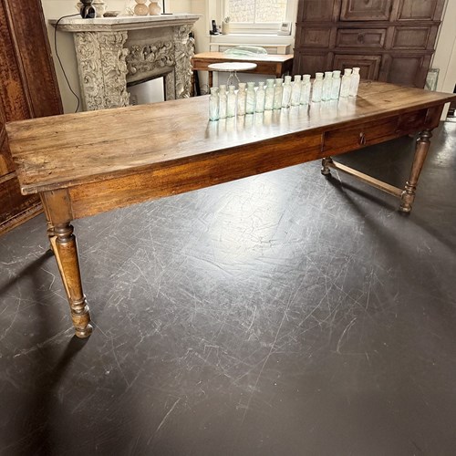 A Late 18Th C/Early 19Th C Walnut Dining Table Of Beautiful Colour With Secret D