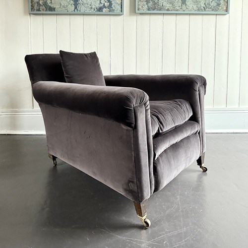 A Magnificent Very Large Deep Seated Country House Armchair
