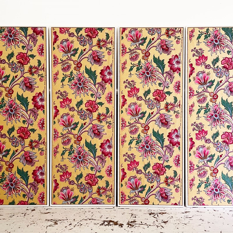 Antique French Floral Wallpaper Panels-streett-marburg-four-antique-colourful-wallpaper-panels-streett-marburg-h898a-main-637620608625730693.jpg