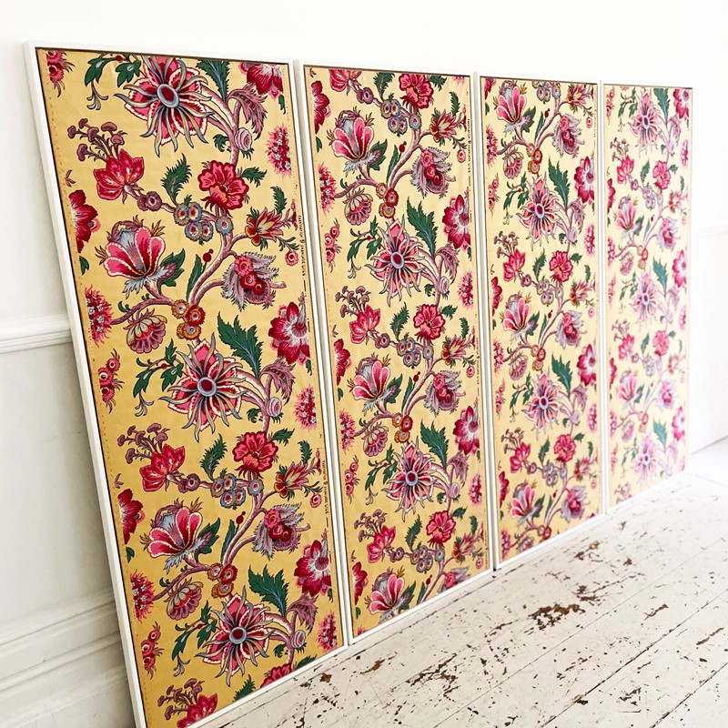 Antique French Floral Wallpaper Panels-streett-marburg-four-antique-colourful-wallpaper-panels-streett-marburg-h898d-main-637620608769323791.jpg
