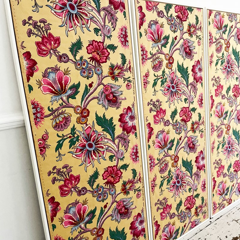 Antique French Floral Wallpaper Panels-streett-marburg-four-antique-colourful-wallpaper-panels-streett-marburg-h898e-main-637620608777917863.jpg