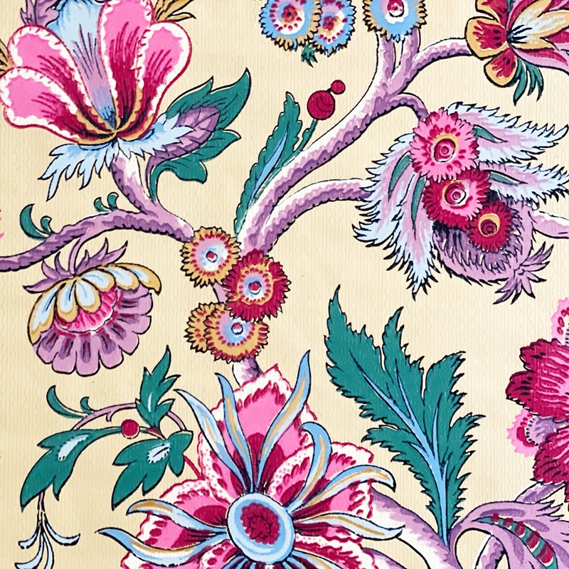Antique French Floral Wallpaper Panels-streett-marburg-four-antique-colourful-wallpaper-panels-streett-marburg-h898k-main-637620608918072849.jpg