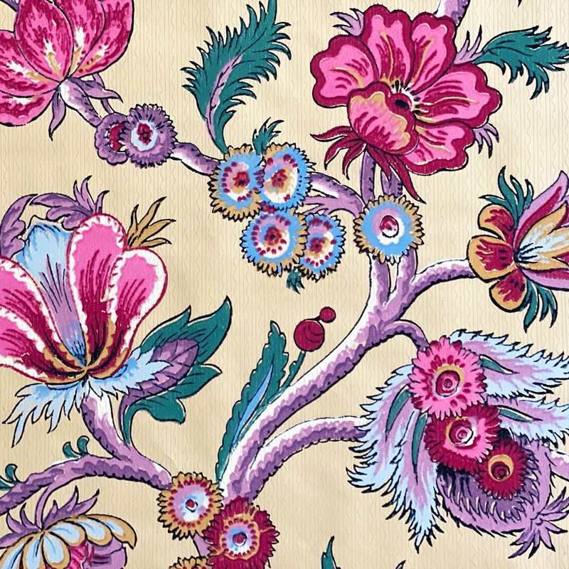 Antique French Floral Wallpaper Panels-streett-marburg-four-antique-colourful-wallpaper-panels-streett-marburg-h898l-main-637620608926823792.jpg