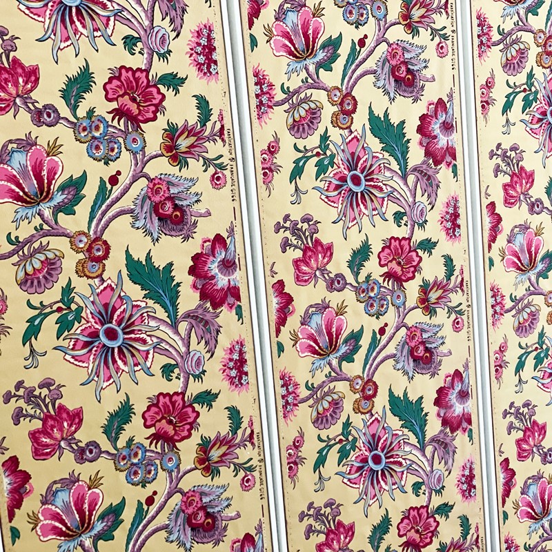 Antique French Floral Wallpaper Panels-streett-marburg-four-antique-colourful-wallpaper-panels-streett-marburg-h898m-main-637620608935729383.jpg