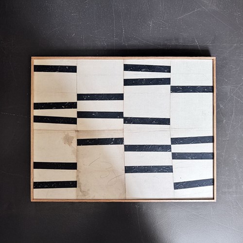 A Large Monochrome Lucy Naughton Original Abstract Collage July 2025 XI