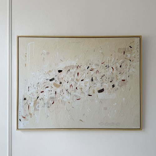 'Saboteur' Conversations With NY By Margot Sinclair- Mixed Media On Canvas