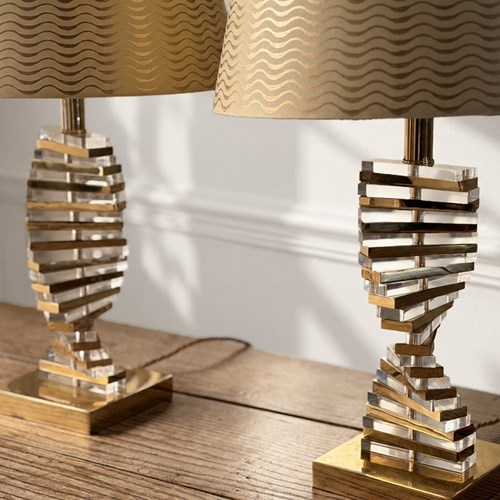 A Pair Of 1970'S Willy Rizzo Table Lights