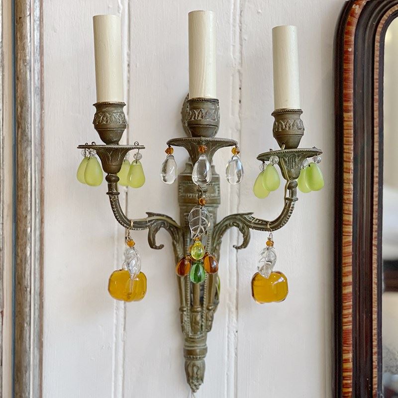 Pair Of 1920'S French Wall Lights With Glass Fruit Decoration-streett-marburg-pair-antique-glass-fruit---brass-wall-lights-streett-marburg-d1207c-main-638150147732282854.jpg