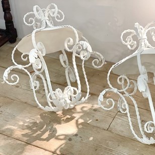 A Very Large White Iron Napoleon II...