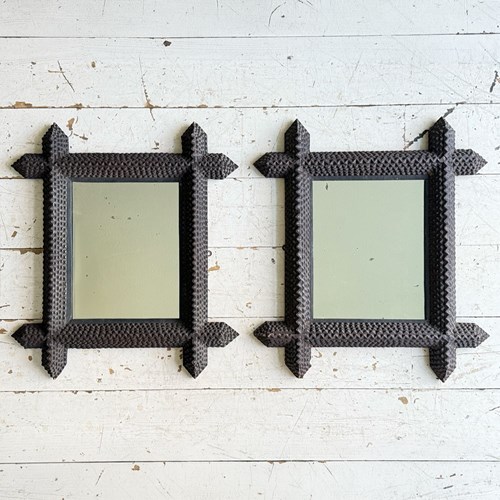 A Pair Of Early 20Th C Italian Arts And Crafts Mirrors
