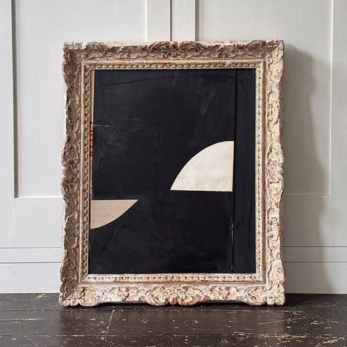 'Exaltation' An Acrylic On Vintage Board By Russell Baker In Montparnasse Frame
