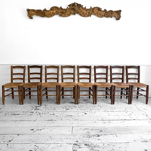A Set Of 8 1960'S Georges Robert Mountain Chairs