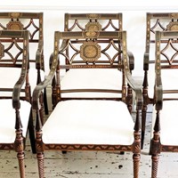 Regency Style Dining Room Armchairs