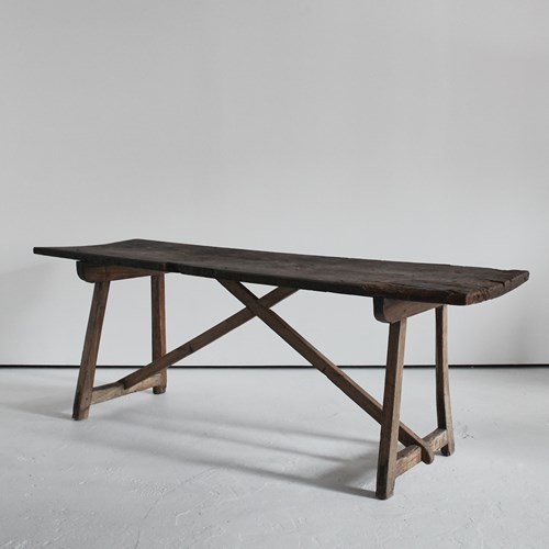 Primitive 18Th/19Th C. Catalan Dinning Table