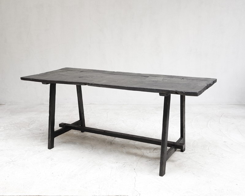 18th C. Chestnut Catalan Table on later Base-studio-125-l1000005-main-637569518959069714.JPG