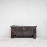 XXL 16th C. Or Earlier Spanish Coffer/Console 