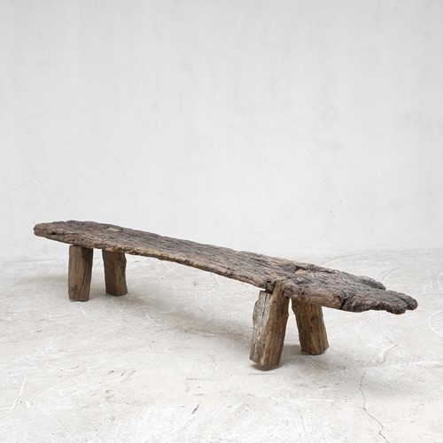 XL Gnarly 19th C. Portugese cork bench