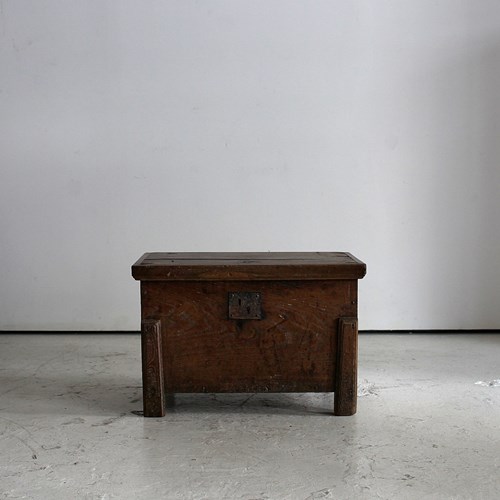 Small Scale Early 19Th C. Portuguese Coffer (2)