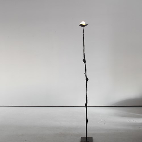 C.1960S Sculptural Artist Made Floor Standing Candle Stick