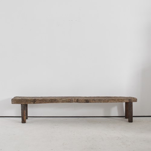 XL Primitive Portuguese Chestnut Bench 