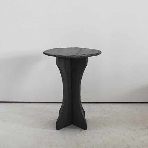 Primitive Blackened Slate Table