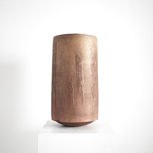 Cylindrical 70S Japanese Studio Ceramic