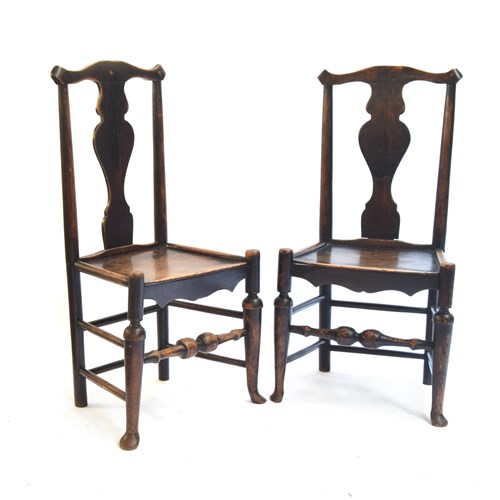 Pair Of Georgian Country Chairs